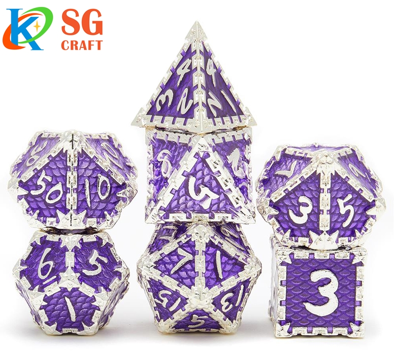 Custom Metal Dice | SG-CRAFT Professional RPG & DND Dice Manufacturer