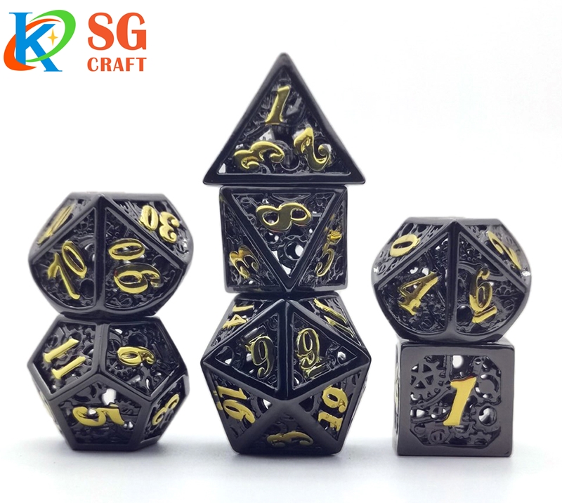 Custom Electroplated Dice | SG-CRAFT Metal Dice Manufacturer