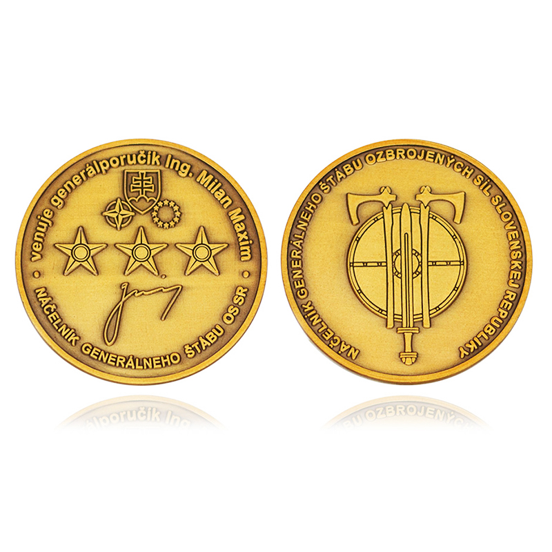 Custom Commemorative Challenge Coin, Personalized Military/Event Commemorative Coin Service