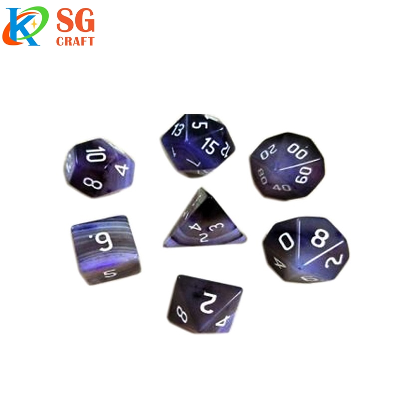 Custom Resin Dice Manufacturer, Personalized DND RPG Resin Dice