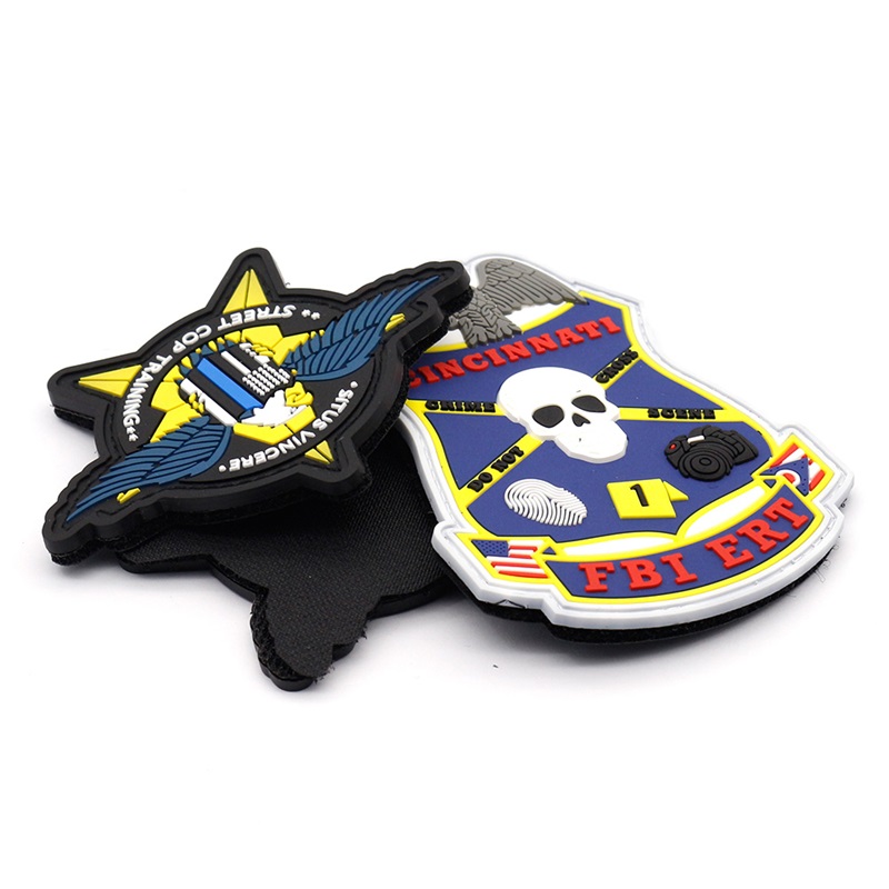 Custom Pattern PVC Patch, Personalized Printed & 3D Pattern PVC Patch
