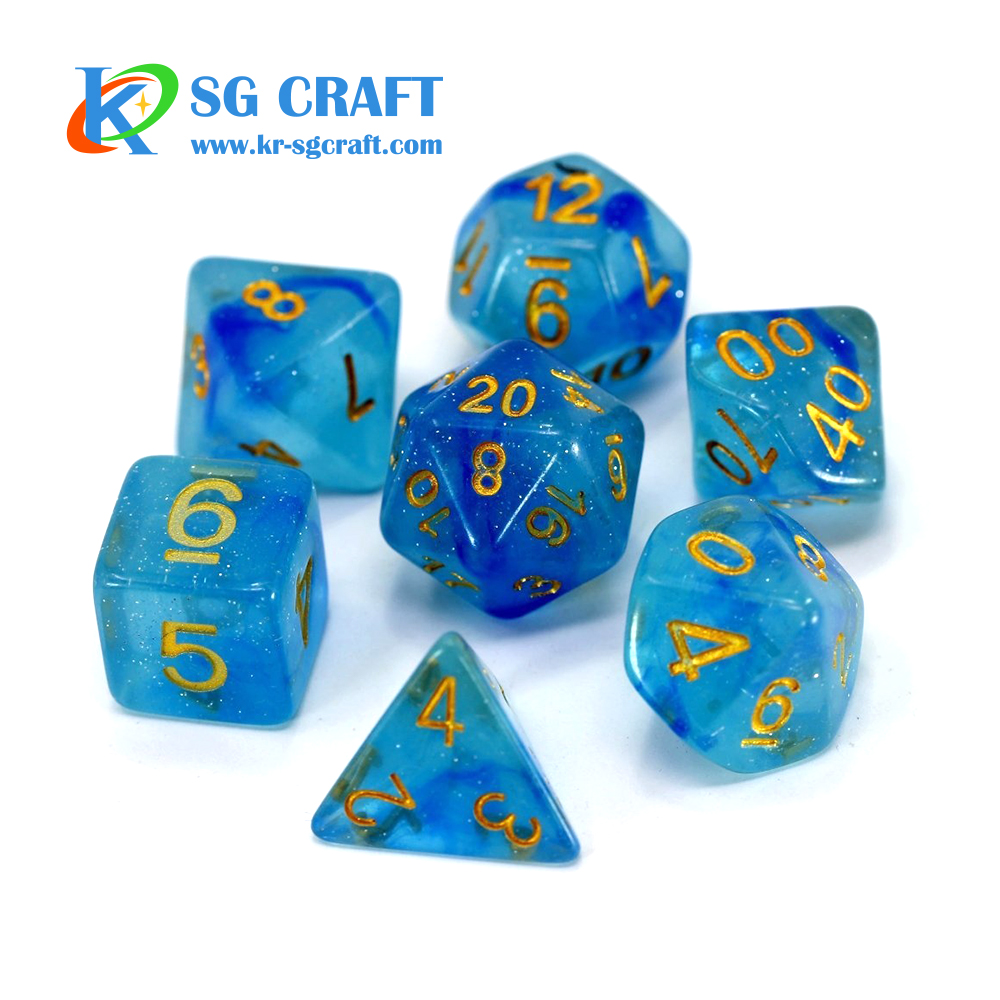 Custom Resin Dice Design, Free Artwork Personalized Resin Dice
