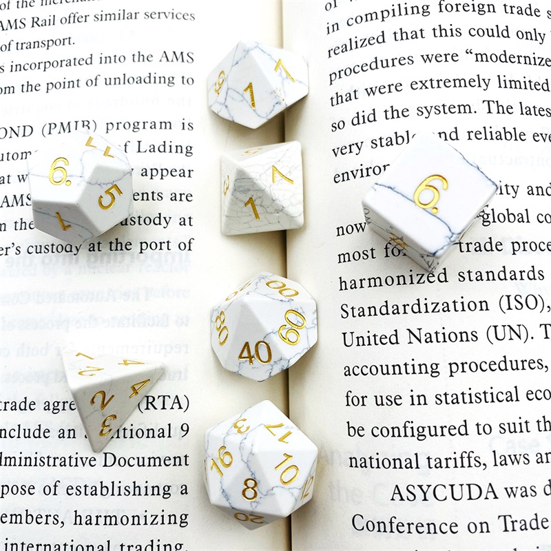 Custom Marble Dice Design, Free Artwork Personalized Marble Dice