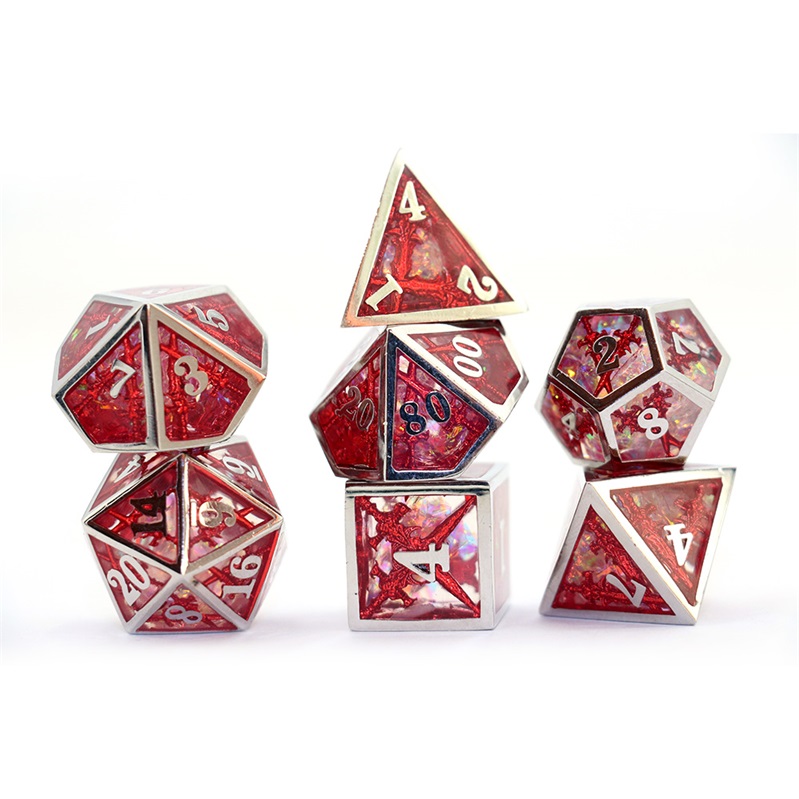 Custom Metal Dice Set | Personalized RPG & Tabletop Dice Manufacturer