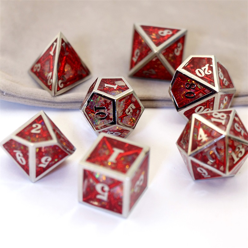 Custom Metal Dice Set | Personalized RPG & Tabletop Dice Manufacturer