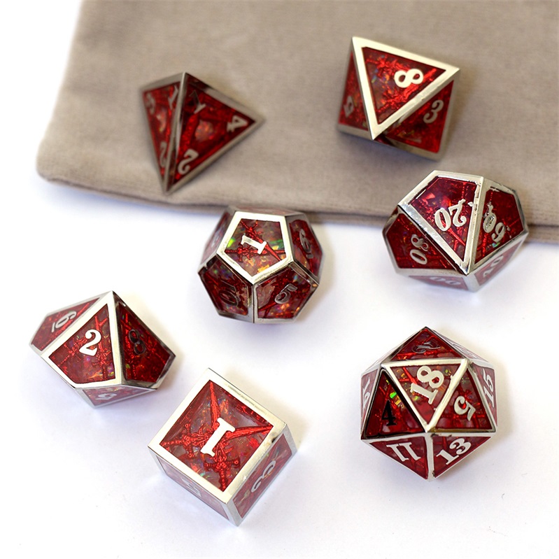 Custom Metal Dice Set | Personalized RPG & Tabletop Dice Manufacturer