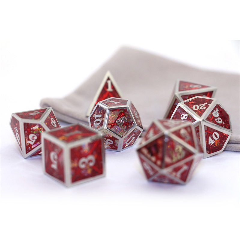 Custom Metal Dice Set | Personalized RPG & Tabletop Dice Manufacturer